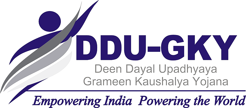 DDU-GKY logo — Deen Dayal Upadhyaya Grameen Kaushalya Yojana — rural placement-linked skilling