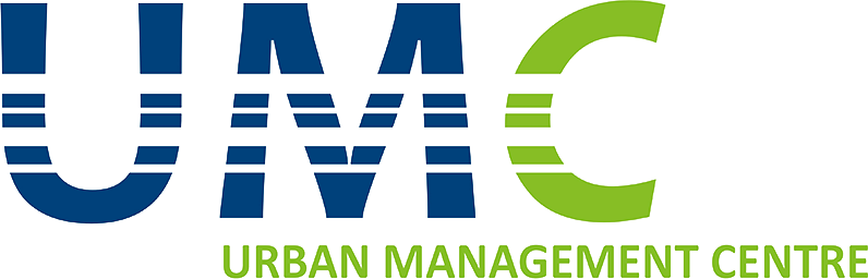 Urban Management Centre logo — civic NGO partner — municipal capacity-building